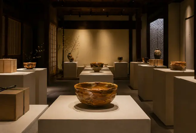 大樋美術館 展示室 大樋焼 ギャラリー 金沢